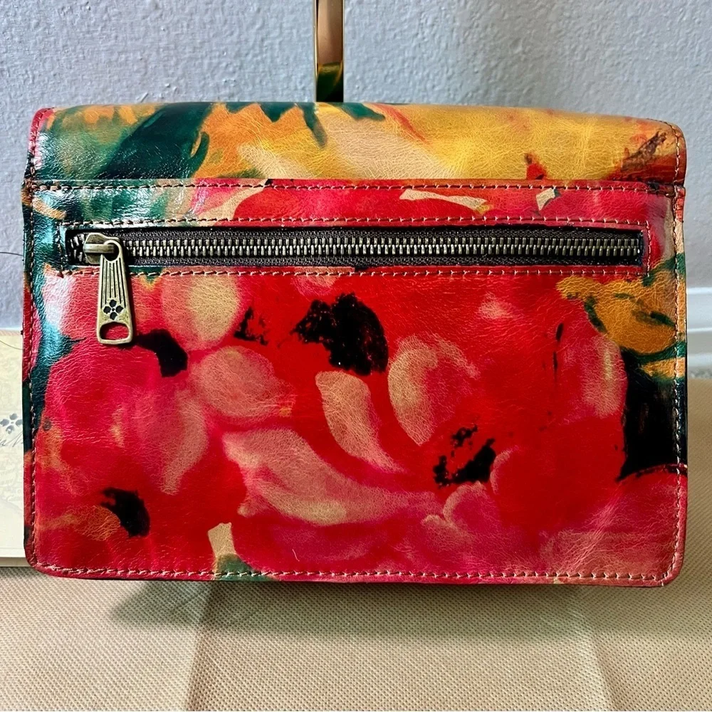 Patricia Nash Leather Lanza Crossbody Organizer